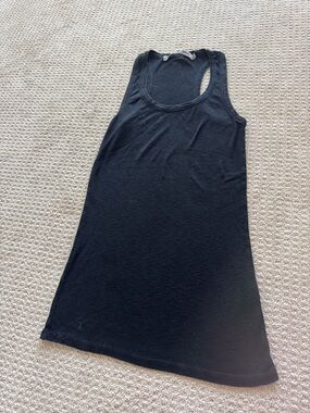 Michael Stars Black Racerback Tank Dress